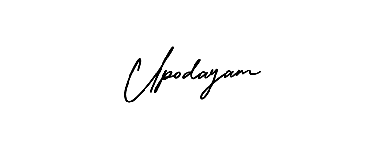 How to Draw Upodayam signature style? AmerikaSignatureDemo-Regular is a latest design signature styles for name Upodayam. Upodayam signature style 3 images and pictures png