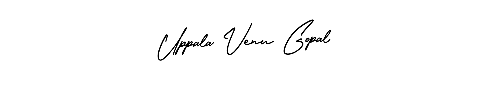 Use a signature maker to create a handwritten signature online. With this signature software, you can design (AmerikaSignatureDemo-Regular) your own signature for name Uppala Venu Gopal. Uppala Venu Gopal signature style 3 images and pictures png