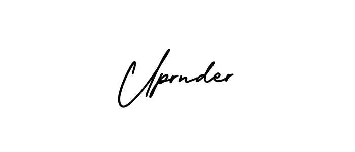 Uprnder stylish signature style. Best Handwritten Sign (AmerikaSignatureDemo-Regular) for my name. Handwritten Signature Collection Ideas for my name Uprnder. Uprnder signature style 3 images and pictures png