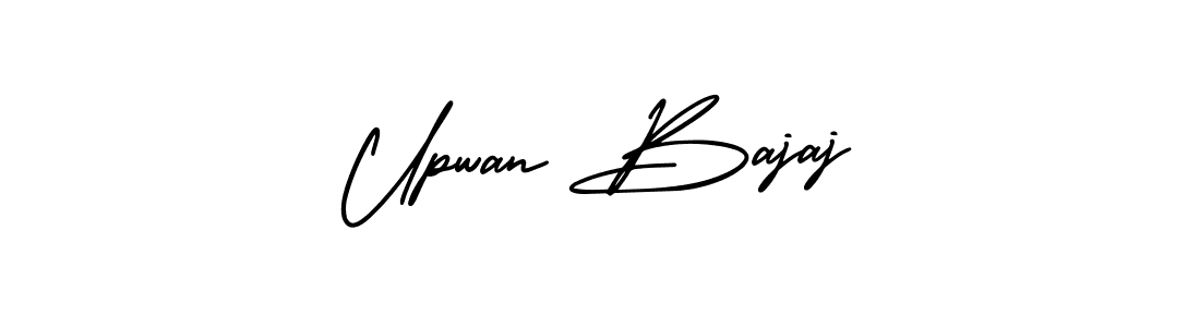 Upwan Bajaj stylish signature style. Best Handwritten Sign (AmerikaSignatureDemo-Regular) for my name. Handwritten Signature Collection Ideas for my name Upwan Bajaj. Upwan Bajaj signature style 3 images and pictures png