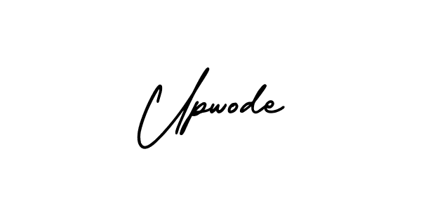 How to Draw Upwode signature style? AmerikaSignatureDemo-Regular is a latest design signature styles for name Upwode. Upwode signature style 3 images and pictures png