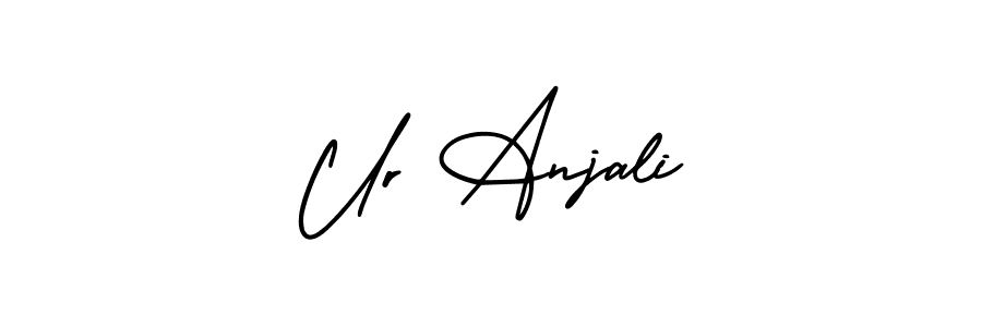 You can use this online signature creator to create a handwritten signature for the name Ur Anjali. This is the best online autograph maker. Ur Anjali signature style 3 images and pictures png
