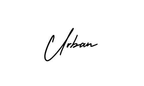 How to Draw Urban signature style? AmerikaSignatureDemo-Regular is a latest design signature styles for name Urban. Urban signature style 3 images and pictures png