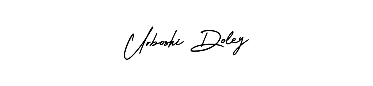 Also we have Urboshi Doley name is the best signature style. Create professional handwritten signature collection using AmerikaSignatureDemo-Regular autograph style. Urboshi Doley signature style 3 images and pictures png