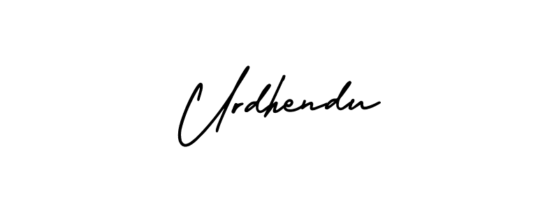 Design your own signature with our free online signature maker. With this signature software, you can create a handwritten (AmerikaSignatureDemo-Regular) signature for name Urdhendu. Urdhendu signature style 3 images and pictures png