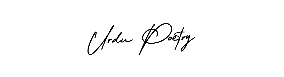 Check out images of Autograph of Urdu Poetry name. Actor Urdu Poetry Signature Style. AmerikaSignatureDemo-Regular is a professional sign style online. Urdu Poetry signature style 3 images and pictures png