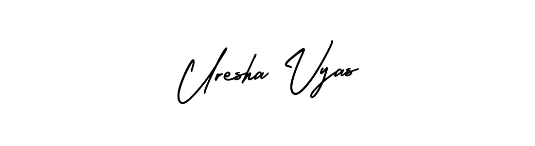 Here are the top 10 professional signature styles for the name Uresha Vyas. These are the best autograph styles you can use for your name. Uresha Vyas signature style 3 images and pictures png