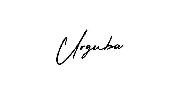 It looks lik you need a new signature style for name Urguba. Design unique handwritten (AmerikaSignatureDemo-Regular) signature with our free signature maker in just a few clicks. Urguba signature style 3 images and pictures png