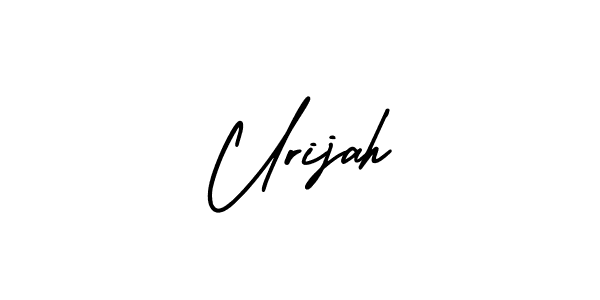 Make a beautiful signature design for name Urijah. Use this online signature maker to create a handwritten signature for free. Urijah signature style 3 images and pictures png