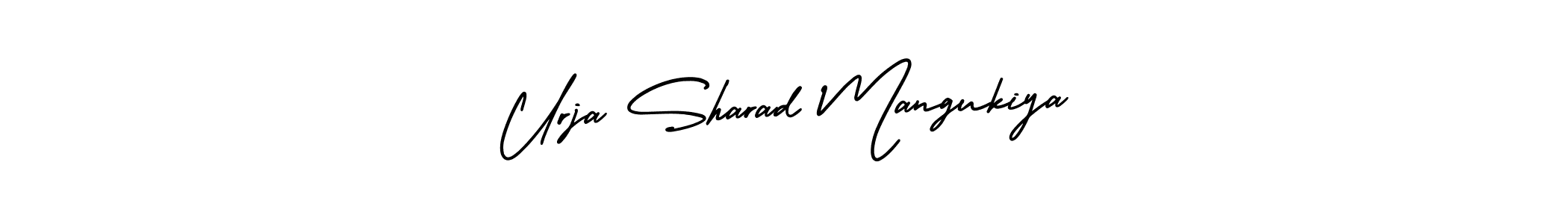 You can use this online signature creator to create a handwritten signature for the name Urja Sharad Mangukiya. This is the best online autograph maker. Urja Sharad Mangukiya signature style 3 images and pictures png