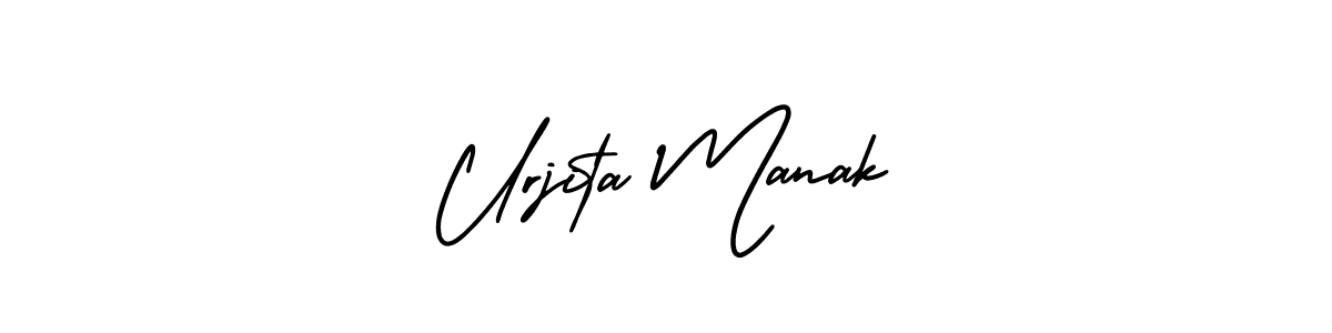 See photos of Urjita Manak official signature by Spectra . Check more albums & portfolios. Read reviews & check more about AmerikaSignatureDemo-Regular font. Urjita Manak signature style 3 images and pictures png