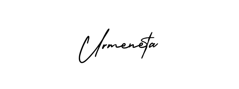 Also we have Urmeneta name is the best signature style. Create professional handwritten signature collection using AmerikaSignatureDemo-Regular autograph style. Urmeneta signature style 3 images and pictures png