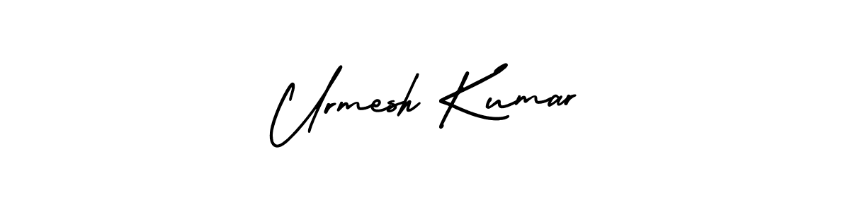 AmerikaSignatureDemo-Regular is a professional signature style that is perfect for those who want to add a touch of class to their signature. It is also a great choice for those who want to make their signature more unique. Get Urmesh Kumar name to fancy signature for free. Urmesh Kumar signature style 3 images and pictures png