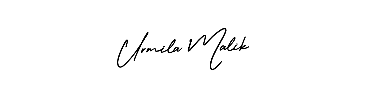 Also we have Urmila Malik name is the best signature style. Create professional handwritten signature collection using AmerikaSignatureDemo-Regular autograph style. Urmila Malik signature style 3 images and pictures png