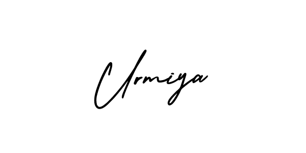 Make a beautiful signature design for name Urmiya. With this signature (AmerikaSignatureDemo-Regular) style, you can create a handwritten signature for free. Urmiya signature style 3 images and pictures png