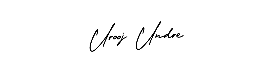 How to make Urooj Undre signature? AmerikaSignatureDemo-Regular is a professional autograph style. Create handwritten signature for Urooj Undre name. Urooj Undre signature style 3 images and pictures png