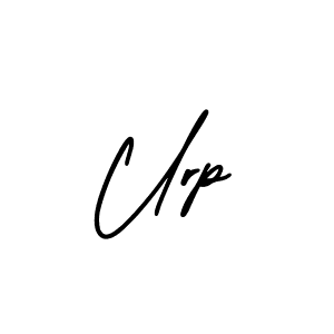 The best way (AmerikaSignatureDemo-Regular) to make a short signature is to pick only two or three words in your name. The name Urp include a total of six letters. For converting this name. Urp signature style 3 images and pictures png