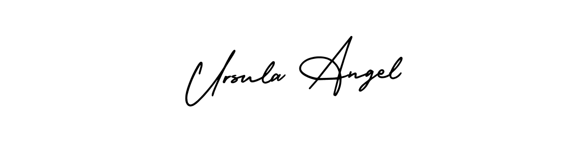 Make a beautiful signature design for name Ursula Angel. With this signature (AmerikaSignatureDemo-Regular) style, you can create a handwritten signature for free. Ursula Angel signature style 3 images and pictures png
