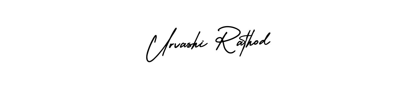 Use a signature maker to create a handwritten signature online. With this signature software, you can design (AmerikaSignatureDemo-Regular) your own signature for name Urvashi Rathod. Urvashi Rathod signature style 3 images and pictures png