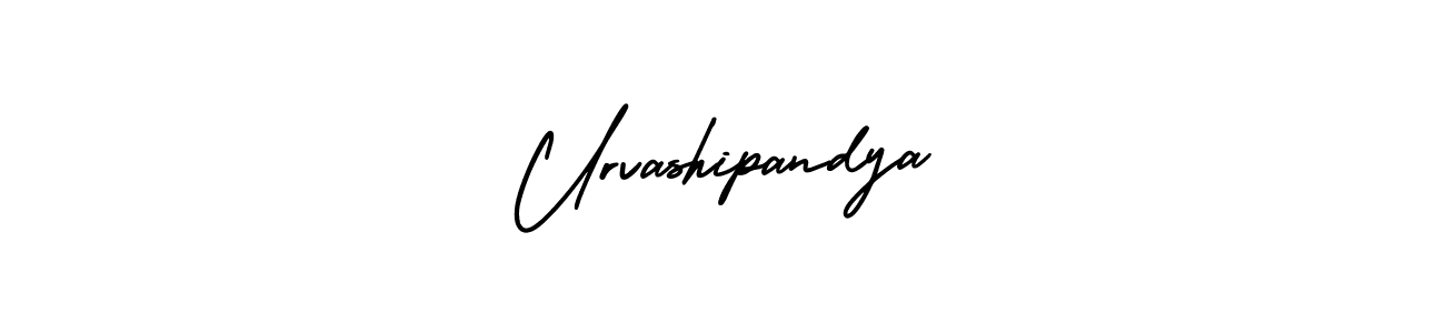 It looks lik you need a new signature style for name Urvashipandya. Design unique handwritten (AmerikaSignatureDemo-Regular) signature with our free signature maker in just a few clicks. Urvashipandya signature style 3 images and pictures png