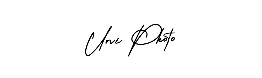 AmerikaSignatureDemo-Regular is a professional signature style that is perfect for those who want to add a touch of class to their signature. It is also a great choice for those who want to make their signature more unique. Get Urvi Photo name to fancy signature for free. Urvi Photo signature style 3 images and pictures png