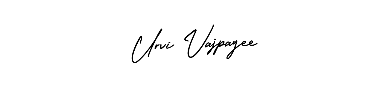 How to make Urvi Vajpayee signature? AmerikaSignatureDemo-Regular is a professional autograph style. Create handwritten signature for Urvi Vajpayee name. Urvi Vajpayee signature style 3 images and pictures png
