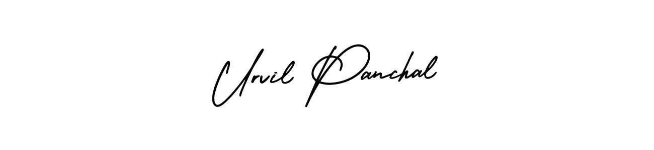 Also You can easily find your signature by using the search form. We will create Urvil Panchal name handwritten signature images for you free of cost using AmerikaSignatureDemo-Regular sign style. Urvil Panchal signature style 3 images and pictures png