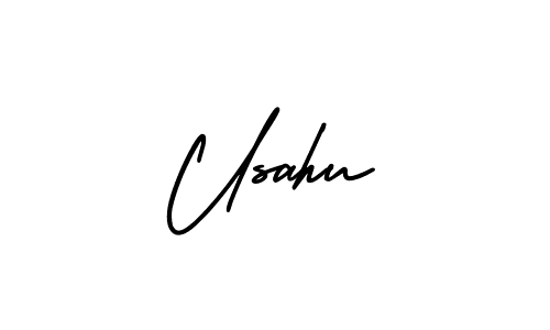 Make a beautiful signature design for name Usahu. Use this online signature maker to create a handwritten signature for free. Usahu signature style 3 images and pictures png