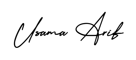 Here are the top professional signature styles for the name Usama Arif. These are the best autograph styles you can use for your name. Usama Arif signature style 3 images and pictures png