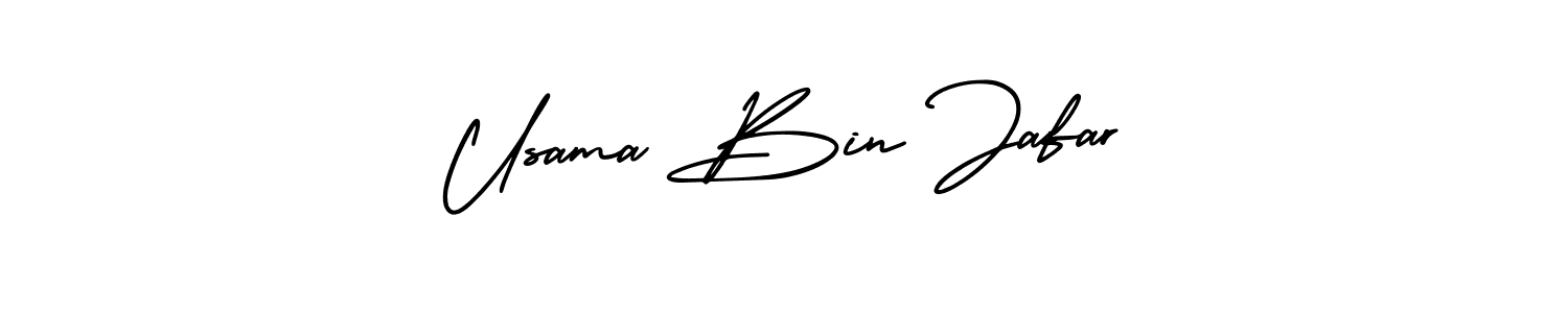 Also we have Usama Bin Jafar name is the best signature style. Create professional handwritten signature collection using AmerikaSignatureDemo-Regular autograph style. Usama Bin Jafar signature style 3 images and pictures png