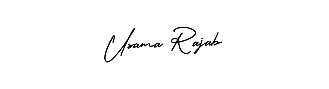 Similarly AmerikaSignatureDemo-Regular is the best handwritten signature design. Signature creator online .You can use it as an online autograph creator for name Usama Rajab. Usama Rajab signature style 3 images and pictures png