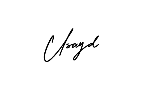 How to Draw Usayd signature style? AmerikaSignatureDemo-Regular is a latest design signature styles for name Usayd. Usayd signature style 3 images and pictures png