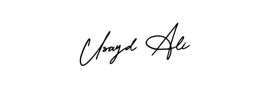 Similarly AmerikaSignatureDemo-Regular is the best handwritten signature design. Signature creator online .You can use it as an online autograph creator for name Usayd Ali. Usayd Ali signature style 3 images and pictures png
