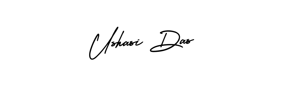 Also You can easily find your signature by using the search form. We will create Ushasi Das name handwritten signature images for you free of cost using AmerikaSignatureDemo-Regular sign style. Ushasi Das signature style 3 images and pictures png