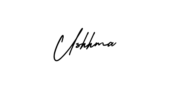 Best and Professional Signature Style for Ushhma. AmerikaSignatureDemo-Regular Best Signature Style Collection. Ushhma signature style 3 images and pictures png