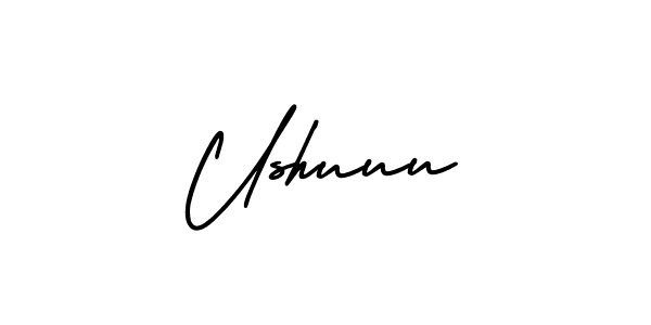 if you are searching for the best signature style for your name Ushuuu. so please give up your signature search. here we have designed multiple signature styles  using AmerikaSignatureDemo-Regular. Ushuuu signature style 3 images and pictures png