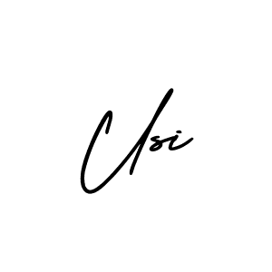 Similarly AmerikaSignatureDemo-Regular is the best handwritten signature design. Signature creator online .You can use it as an online autograph creator for name Usi. Usi signature style 3 images and pictures png