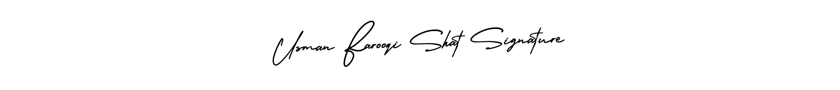 Usman Farooqi Shat Signature stylish signature style. Best Handwritten Sign (AmerikaSignatureDemo-Regular) for my name. Handwritten Signature Collection Ideas for my name Usman Farooqi Shat Signature. Usman Farooqi Shat Signature signature style 3 images and pictures png