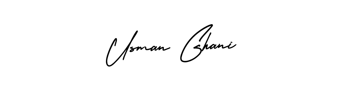Make a short Usman Ghani signature style. Manage your documents anywhere anytime using AmerikaSignatureDemo-Regular. Create and add eSignatures, submit forms, share and send files easily. Usman Ghani signature style 3 images and pictures png