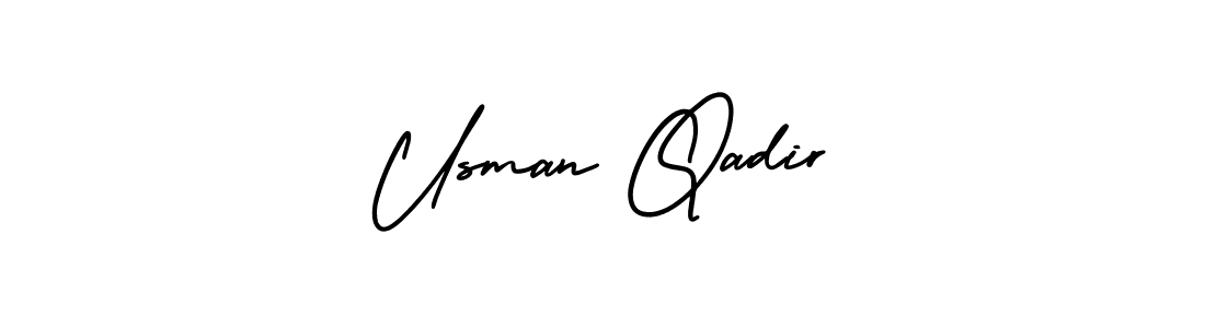 Once you've used our free online signature maker to create your best signature AmerikaSignatureDemo-Regular style, it's time to enjoy all of the benefits that Usman Qadir name signing documents. Usman Qadir signature style 3 images and pictures png