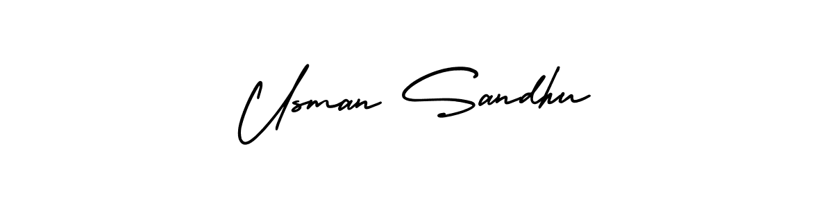 Also we have Usman Sandhu name is the best signature style. Create professional handwritten signature collection using AmerikaSignatureDemo-Regular autograph style. Usman Sandhu signature style 3 images and pictures png