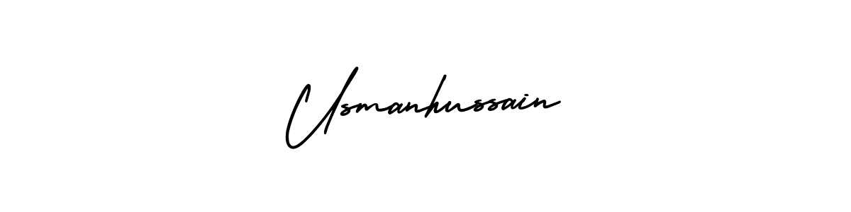 Similarly AmerikaSignatureDemo-Regular is the best handwritten signature design. Signature creator online .You can use it as an online autograph creator for name Usmanhussain. Usmanhussain signature style 3 images and pictures png