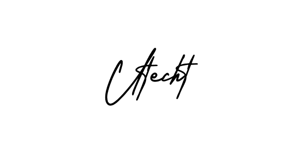 You can use this online signature creator to create a handwritten signature for the name Utecht. This is the best online autograph maker. Utecht signature style 3 images and pictures png