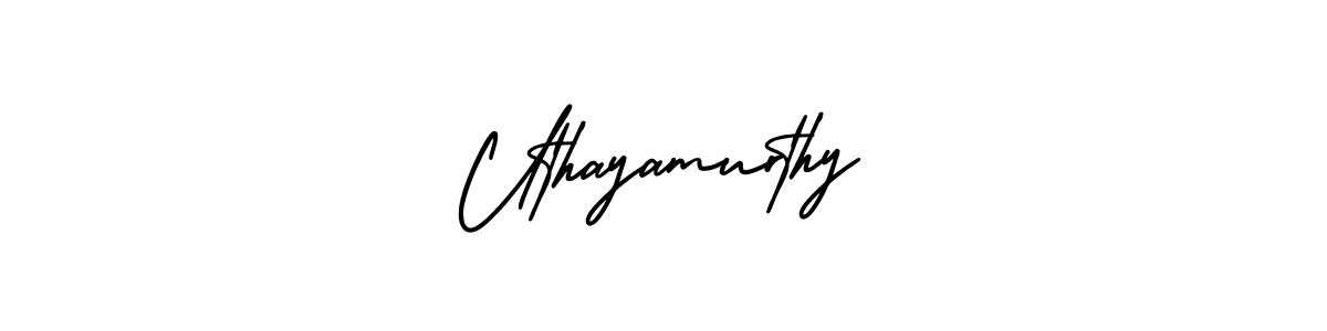 How to make Uthayamurthy signature? AmerikaSignatureDemo-Regular is a professional autograph style. Create handwritten signature for Uthayamurthy name. Uthayamurthy signature style 3 images and pictures png