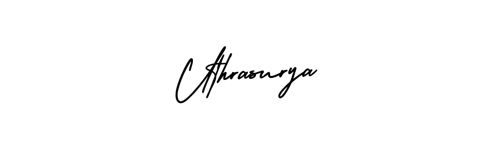 Create a beautiful signature design for name Uthrasurya. With this signature (AmerikaSignatureDemo-Regular) fonts, you can make a handwritten signature for free. Uthrasurya signature style 3 images and pictures png