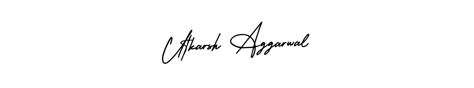 You can use this online signature creator to create a handwritten signature for the name Utkarsh Aggarwal. This is the best online autograph maker. Utkarsh Aggarwal signature style 3 images and pictures png