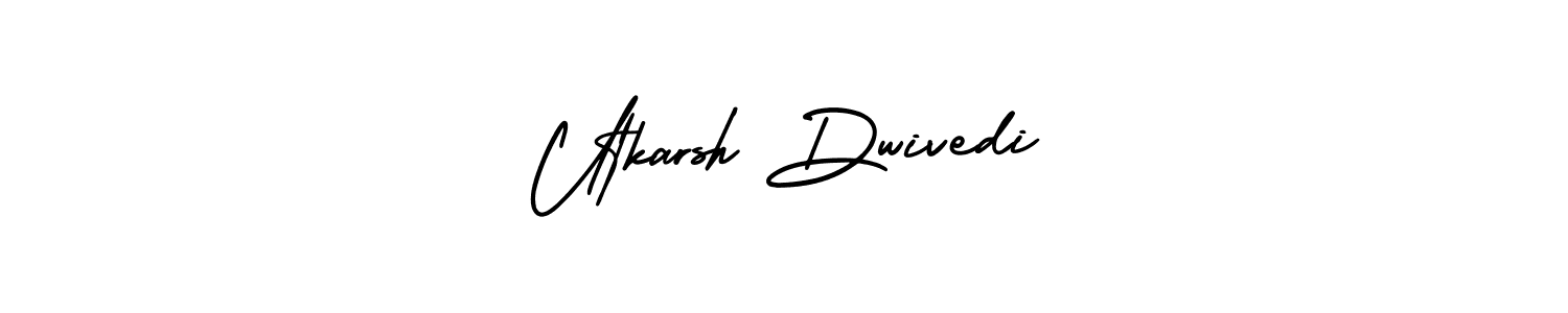 Best and Professional Signature Style for Utkarsh Dwivedi. AmerikaSignatureDemo-Regular Best Signature Style Collection. Utkarsh Dwivedi signature style 3 images and pictures png