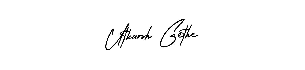 Check out images of Autograph of Utkarsh Gethe name. Actor Utkarsh Gethe Signature Style. AmerikaSignatureDemo-Regular is a professional sign style online. Utkarsh Gethe signature style 3 images and pictures png