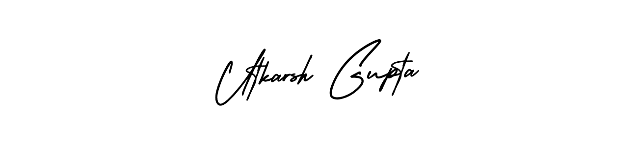 Also You can easily find your signature by using the search form. We will create Utkarsh Gupta name handwritten signature images for you free of cost using AmerikaSignatureDemo-Regular sign style. Utkarsh Gupta signature style 3 images and pictures png