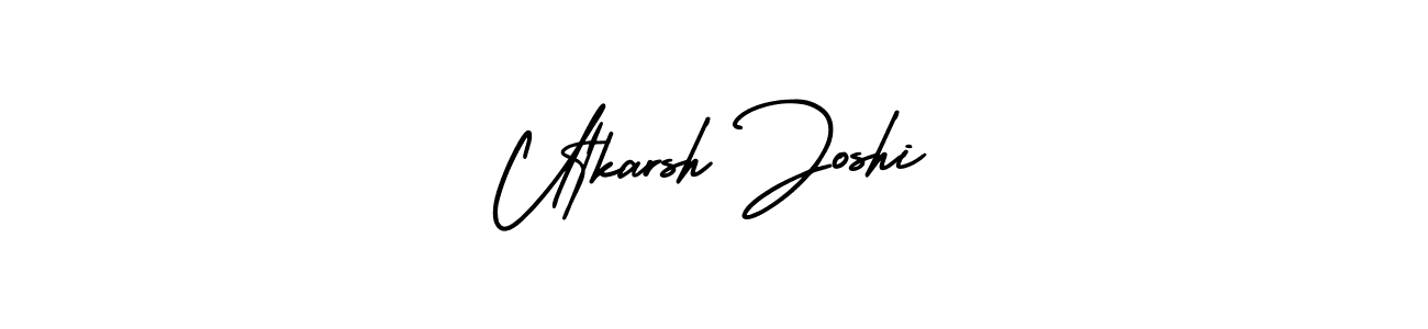 Create a beautiful signature design for name Utkarsh Joshi. With this signature (AmerikaSignatureDemo-Regular) fonts, you can make a handwritten signature for free. Utkarsh Joshi signature style 3 images and pictures png